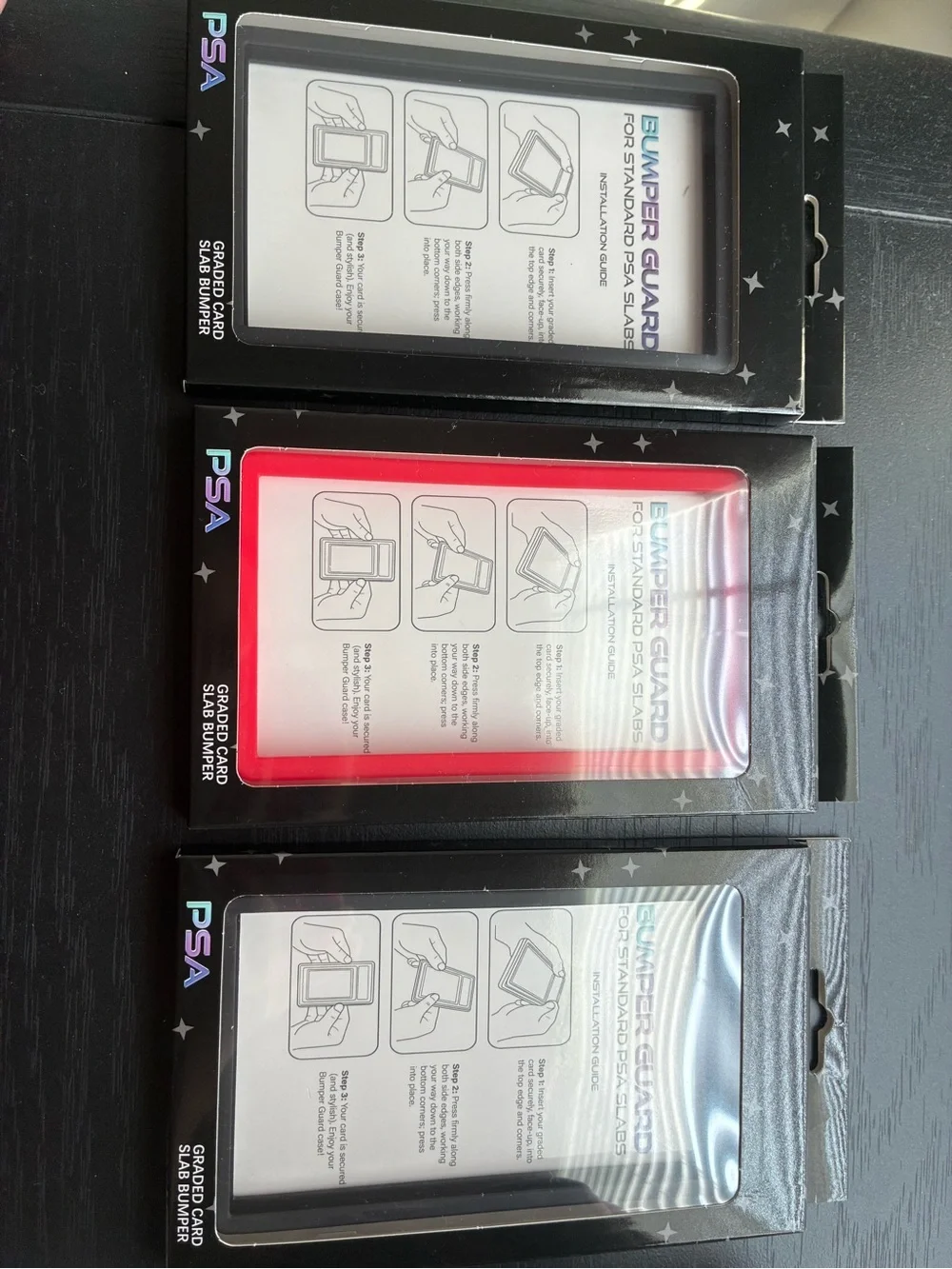 Bumper Guard Graded Card Slab Bumper - Red